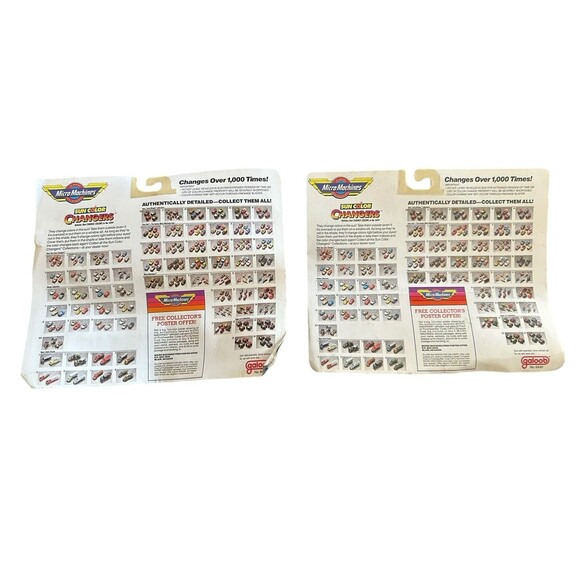 1988 Micro Machines Sun Color Changers #1 Construction Vehicles Galoob No. 6440 - Picture 2 of 8